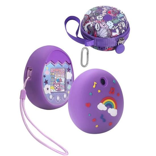 Rose Rouge - Juste En Silicone Pour Tamagotchi Pix, étui Portable, Virtuel, électronique