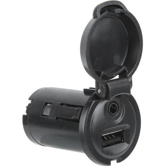 Câble Adaptateur Audio USB Pour Voiture 308 / Peugeot 207 / Citroën C4 - Prise Auxiliaire + USB 96656713XT