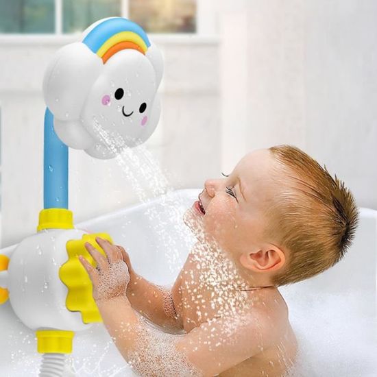 QWZ jouets de bain à pulvérisation d'eau bébé salle de bain baignoire  robinet douche jouets