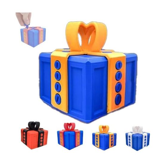 Boîte Cadeau Farce Avec 20 Vis – Puzzle à Dévisser – Couleurs Assorties – Pour Blague Anniversaire, Noël – Rangement Pour Petits Objets – Décoration Bureau