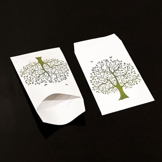Housse De Livre Motif Arbre De Vie - Tissu Lavable, Fermeture éclair, Poche Supplémentaire, Protection Livres De Poche