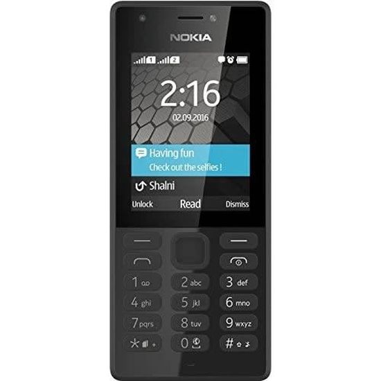 TELEPHONE PORTABLE Nokia 216 - T&eacute;l&eacute;phone portable d&eacute;bloqu&eacute; GSM (Ecran 2,4 pouces, ROM 16Mo + jusqu225