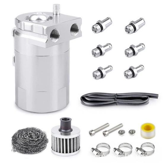 Réservoir De Récupération D'huile Catch Tank 10mm Noir - Neuf