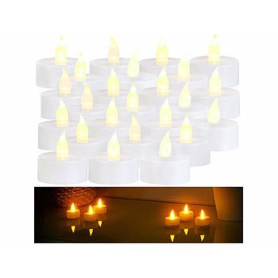 Bougies LED Real Flame™ Sable - Ensemble Deluxe Sans Flamme, Effet Flamme Réaliste Ultra Authentique, Parfaites Pour Décoration Intérieure Élégante