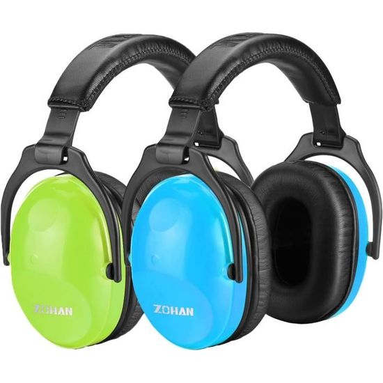 Casque Anti-bruit Enfant – 2 Pack Avec Atténuation 28 DB – Pour école, Maison Ou Milieu Bruyant – Confortable Et Réglable 3 à 16 Ans - 4