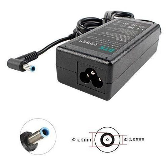 Chargeur Secteur 45W 19.5V Pour Ordinateur Portable HP - Compatible Stream, Pavilion, EliteBook, Spectre - Embout Bleu 4.5x3mm