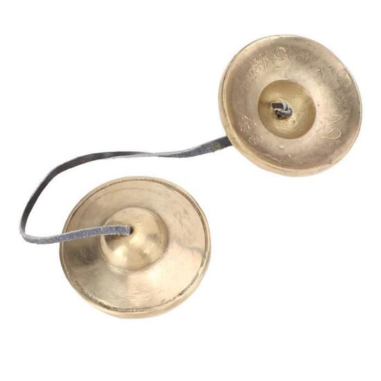 Cymbales Tibétaines Tingsha En Laiton - Cloches De Méditation - 6,8cm - Pour Yoga, Thérapie Sonore, Décoration - 6