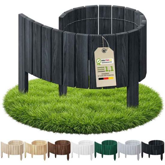 Lot De 2 Anneaux De Plantation En Métal - Diamètre 60 Cm, Hauteur 20 Cm - Aspect Rouille, Pour Jardin Surélevé Et Herbes Aromatiques - 8