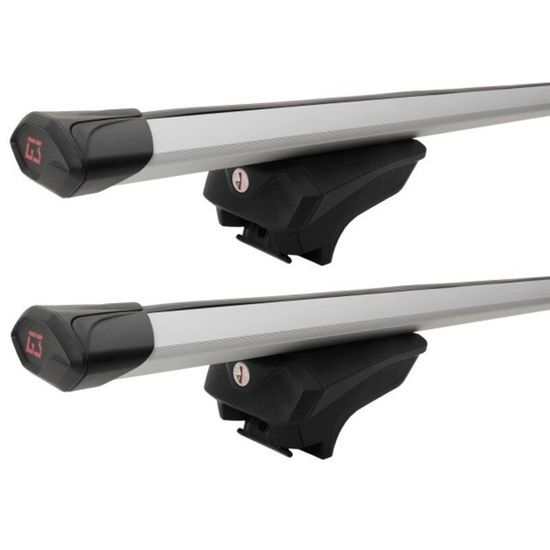 Barres De Toit RIDIGO GLIDER Pour Renault Kangoo I (1997-2008) – Longueur 135cm, Alu, Charge Max 90kg, Fixation Points D’usine – Sans Rails Requis