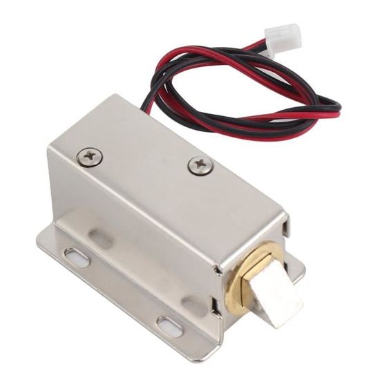 Mini Serrure Électromagnétique 12V 0.6A FTSTech - Commande Électrique Pour Porte Tiroir Classeur