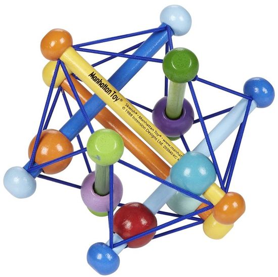 Manhattan Toy Hochet Skwish Éclat de Couleur et Jouet de Dentition Jouet d' Activité de Saisie Manhattan Toy Hochet Skwish Éclat de Couleur et Jouet de Dentition Jouet d' Activité de Saisie