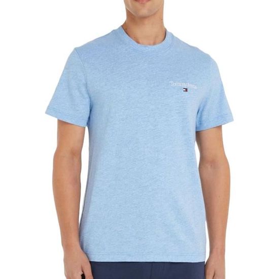 T-shirt Homme TOG24 Bleu Avec Imprimé Graphique - Taille M, Coton Jersey, Excellent état