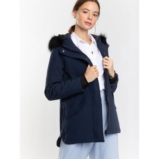 North Wood Parka olaf femme bleu marine Bleu marine Cdiscount Pret a Porter