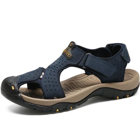 Sandales De Trekking Enfant - Bout Fermé, Tige Aérée - Légeres, Antidérapantes, Pour Plage, Randonnée, Sport