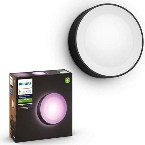 Applique murale PHILIPS Hue White and Color Ambiance Daylo - 15 W - Noir