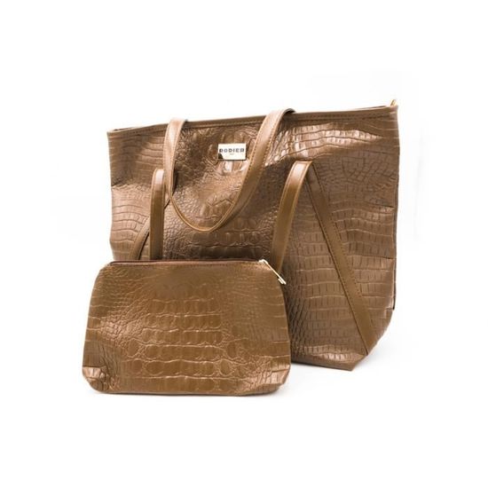 SAC CABAS RODIER MARRON Marron Cdiscount Bagagerie Maroquinerie