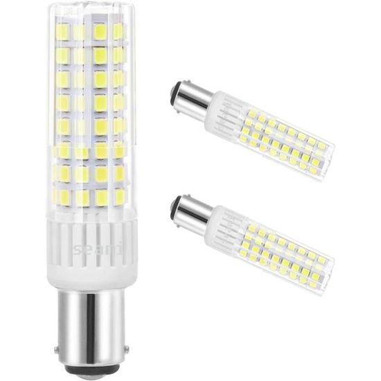 Ampoule LED HQRP 12-24V DC - Double Contact BA15d, 24 LEDs Blanc Chaud 3500K, 310-360 Lumens