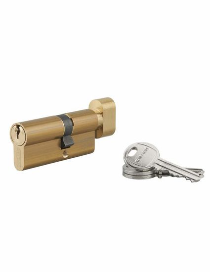 Cylindre THIRARD T2 à bouton L.30 + 30mm 5 clés | Leroy Merlin