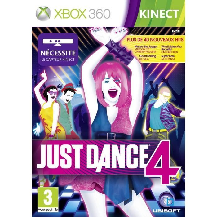 Just Dance 4 - Xbox 360 - Jeu console - Plus de 40 hits du moment et tubes de légendes