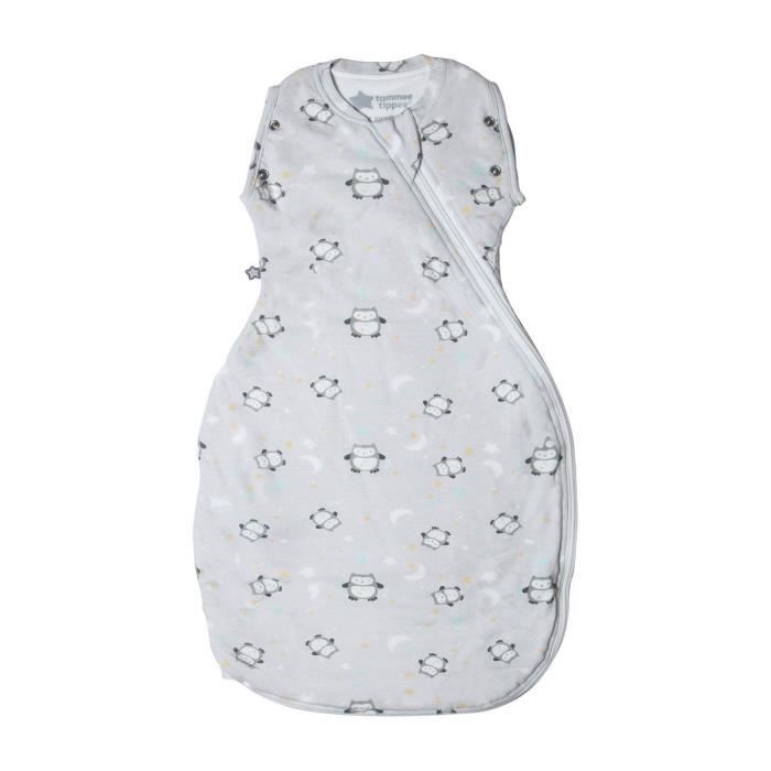 TOMMEE TIPPEE Gigoteuse d'emmaillotage x1 - 3 à 9 mois - Tissu chaud automne hiver - Little Ollie
