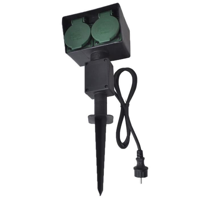 BOI® Piquet de jardin 2 prises
