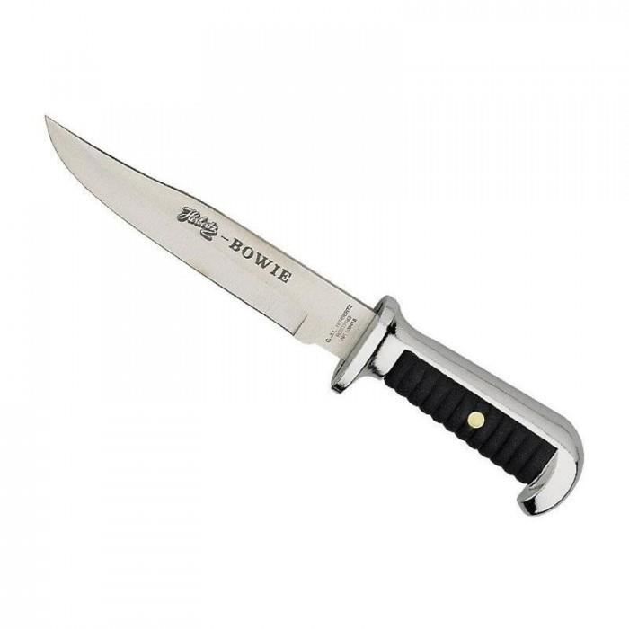 couteau multifonctions style lames fixes poignards herbertz 106415 poignard herbertz bowie noir 15cm inox + etui