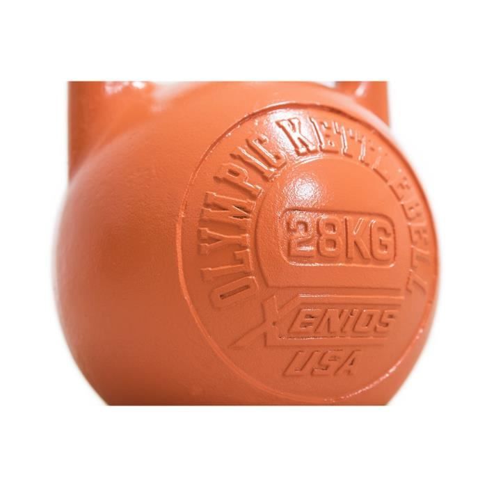 xenios États-Unis Acier girevoy Kettlebell Russe DE 28 kg-Orange, xssto kbl28