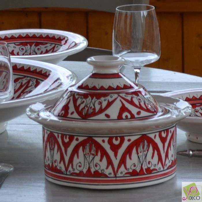 Cocotte Querouana Nejma rouge - D 20 cm