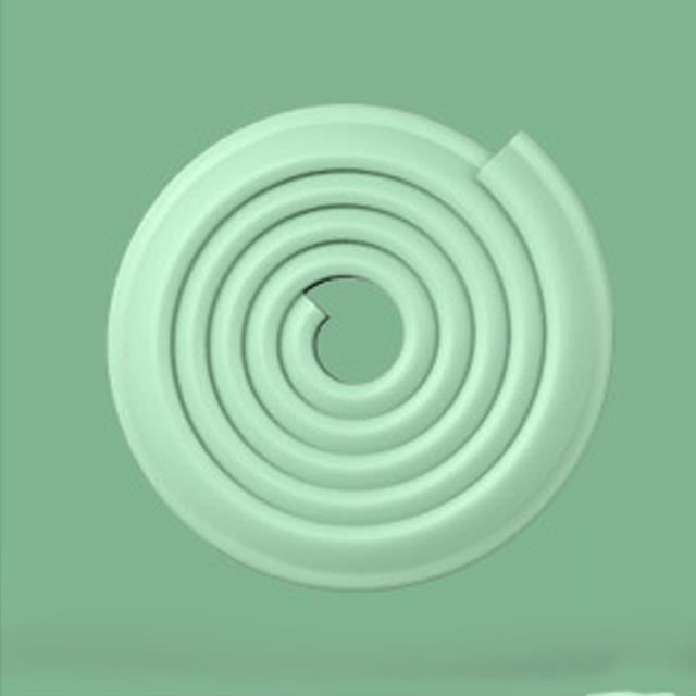 vert herbe Protecteur de sécurité d'angle de Table pour bébé, 2M, Protection pour enfants, coins de meubles