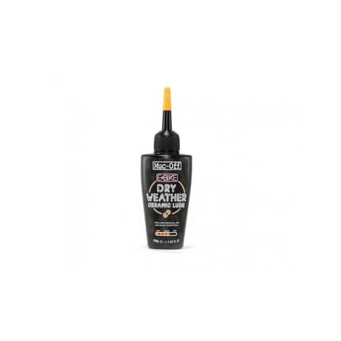 MUC-OFF - Lubrifiant chaîne conditions sèches eBIKE - 50ml