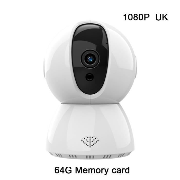 BABY PHONE - ECOUTE BEBE,Caméra sans fil de sécurité 1080P 720P IP Caméra de vidéosurveillance WiFi sans fil, Vision nocturne IR, #D