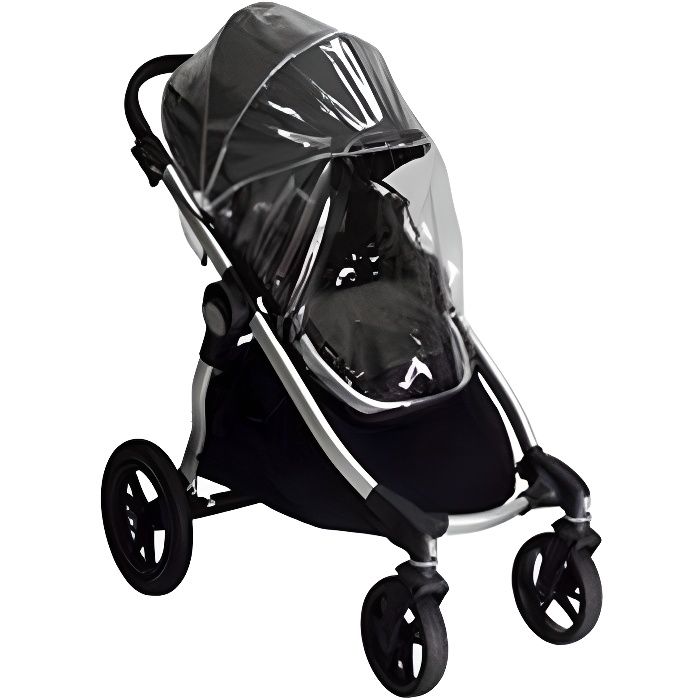 HABILLAGE DE PLUIE POUR POUSSETTE POUR LE MODELE « BABY JOGGER CITY SELECT » A FERMETURE ECLAIR