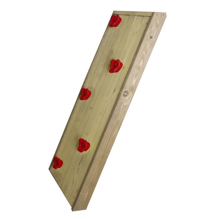 AXI Mur D'Escalade en bois pour balançoire ou maisonnette