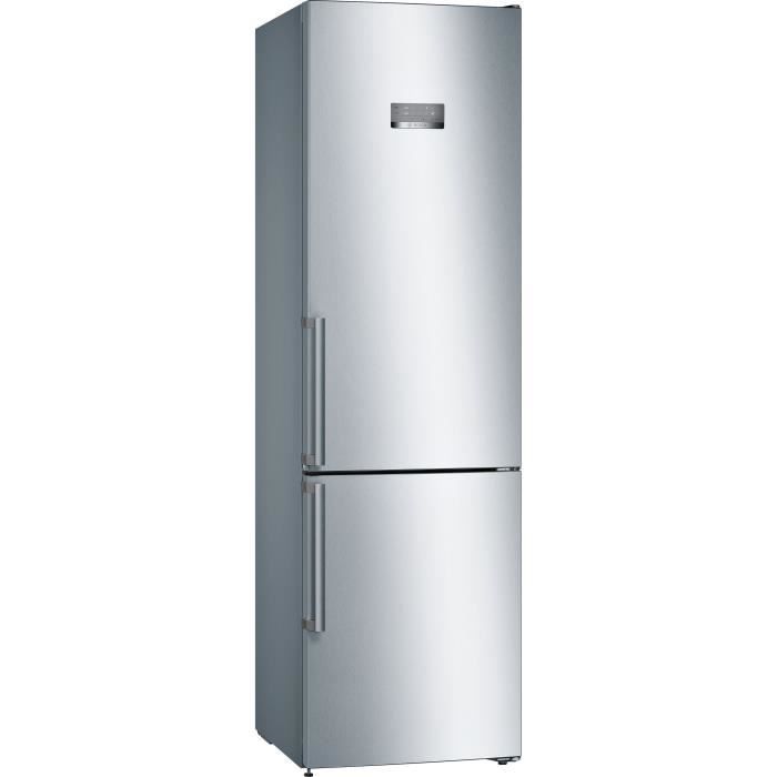 bosch - réfrigérateur combiné 60cm 366l a++ nofrost inox - kgn397leq