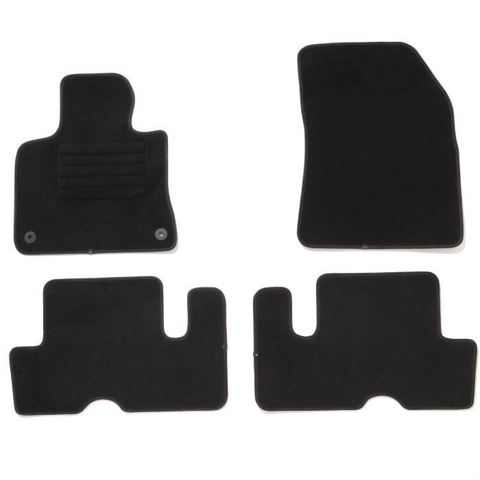 Tapis Voiture / Auto - Sur Mesure pour CITROEN C4 PICASSO (Dès 06/2013) - 4 Pièces - Gamme Star