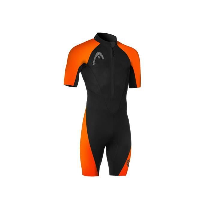 Combinaison courte Head SwimRun Multix 2,5 - black/orange - S