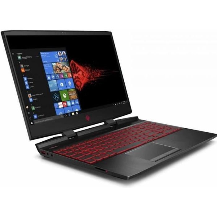 Portable Hp Omen Laptop 15 - 15,6'' Fhd - Core I7 10750h - Ram 16go - Ssd M2 512go - Nvidia Geforce Rtx 2080 Super Max-q - 1x2m4ea