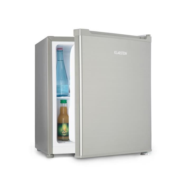 Mini réfrigérateur - Klarstein Snoopy Eco - 46L avec compartiment freezer - Minibar - Gris