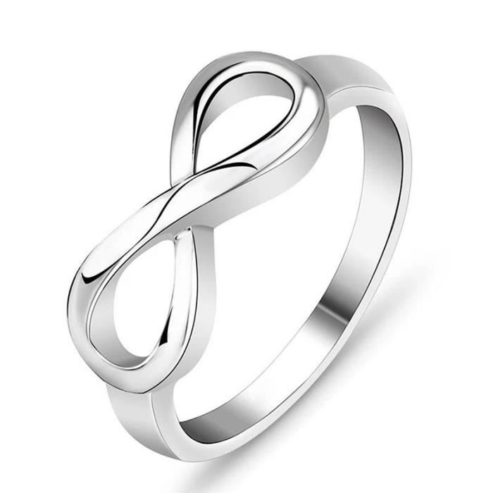 Bague Anneau Femme Infini - Taille 62