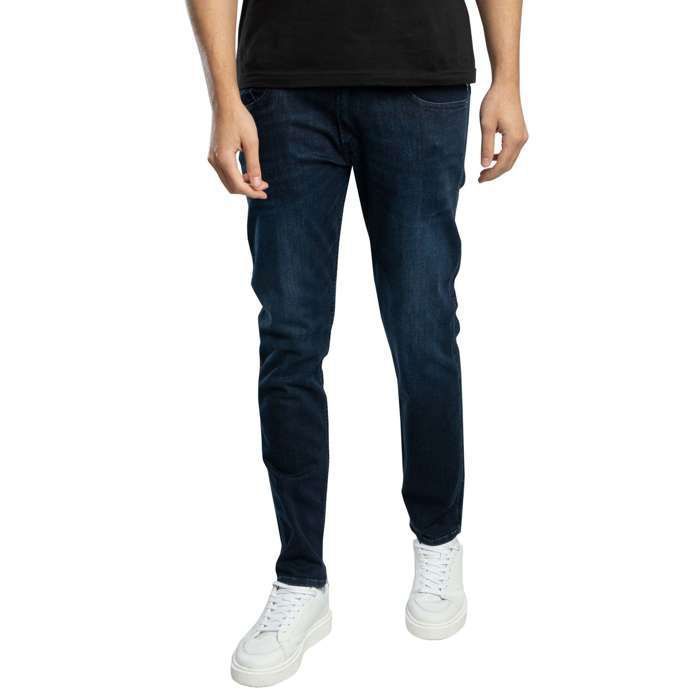 Replay Pour des hommes Jean slim Anbass, Bleu.