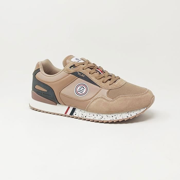 Baskets Serge Blanco Basket Chamonix CS - Homme - Beige - Lacets ...