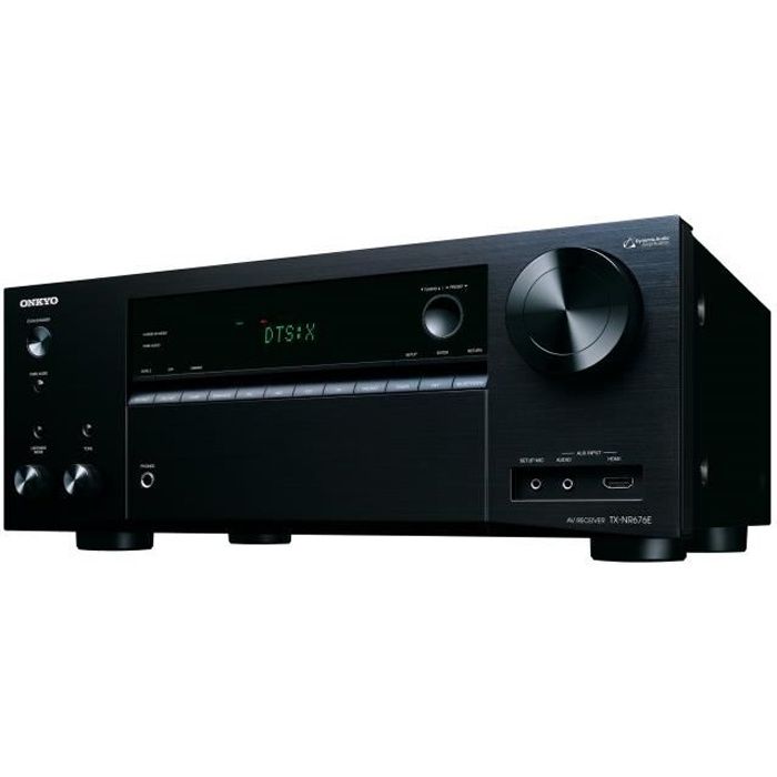 ONKYO TX-NR676E Ampli-tuner A/V réseau 7.2 canaux - Dolby Atmos - Noir