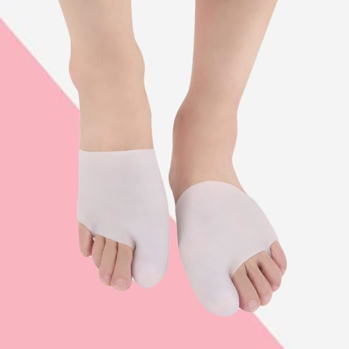 1 paire d'attelle de gros orteil confortable, flexible, non toxique, porecteur d'orteil souple pour les ampoules d'ongles