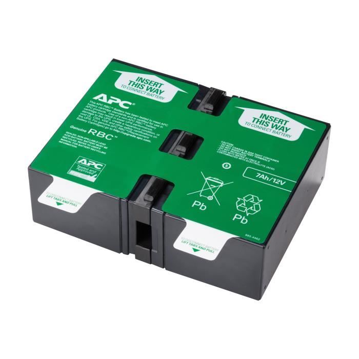 APC Replacement Battery Cartridge #123 Batterie d'onduleur 1 x Acide de plomb pour Back-UPS XS 1300
