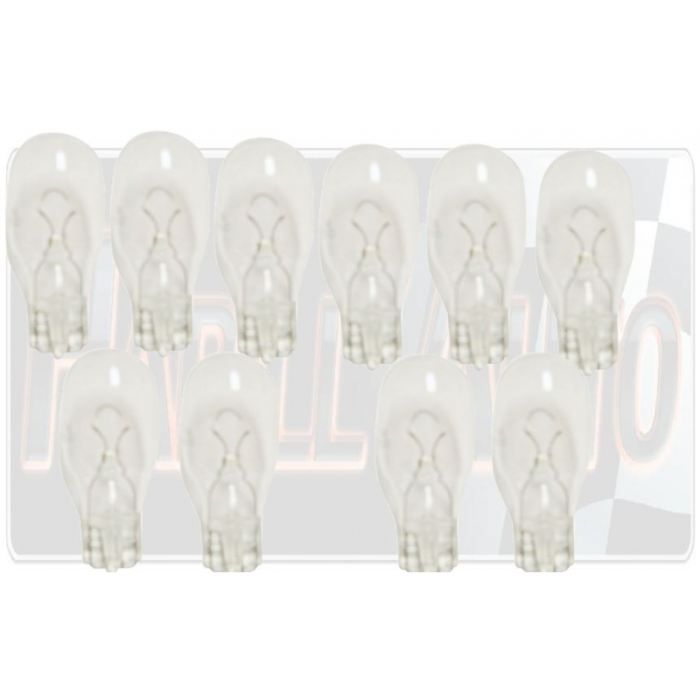 10 ampoules WEDGE 12V 18W T15 W2.1x9.5D