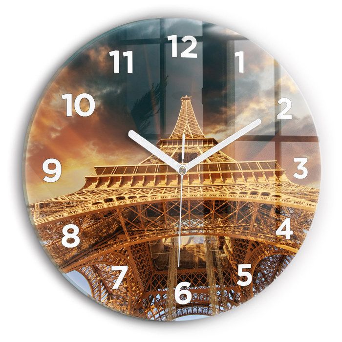 Horloge moderne tour eiffel