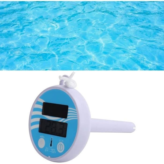 Thermomètre Piscine Et Spa En Forme D'animal - Grand écrain - Plage -10°C à 50°C - Flamant Ou Tortue - 9