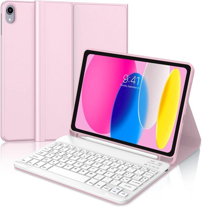 Coque Clavier Bluetooth Pour IPad 10e Et 11e Gen - Protection + Clavier Amovible