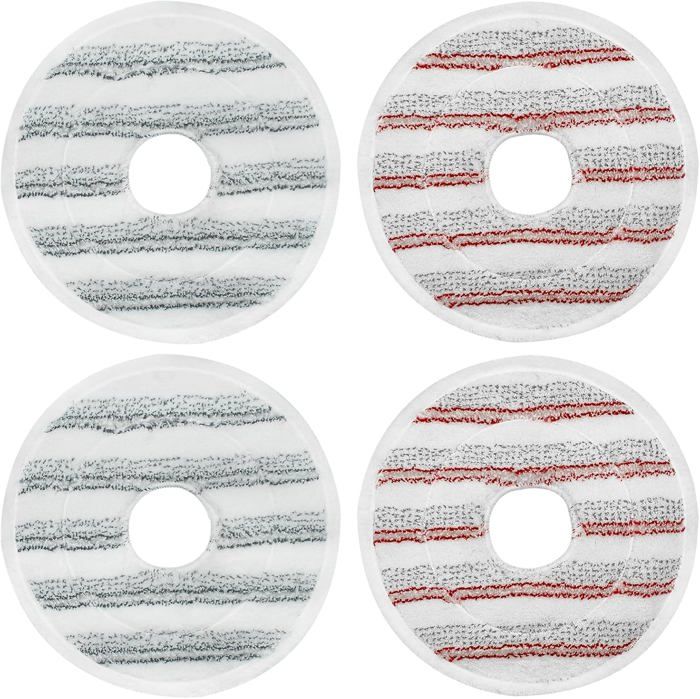 Recharge Serpillère Microfibre Pour Vileda Spin And Clean - Lavable Et Réutilisable - Lot 4 Pièces