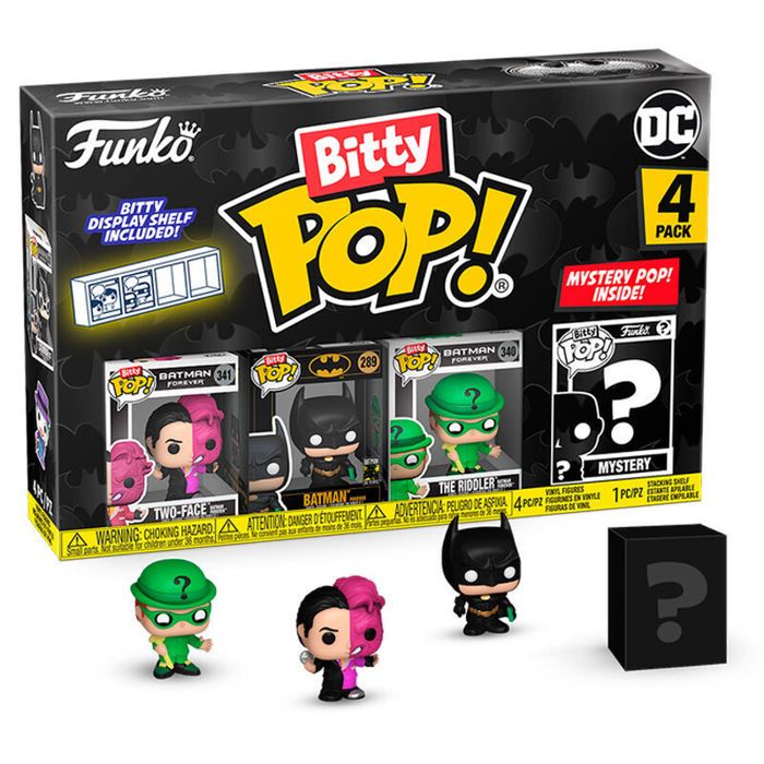 Figurine Bitty Pop - Funko - Batman 85ème Anniversaire - Two-Face - Pack de 4 - Mixte